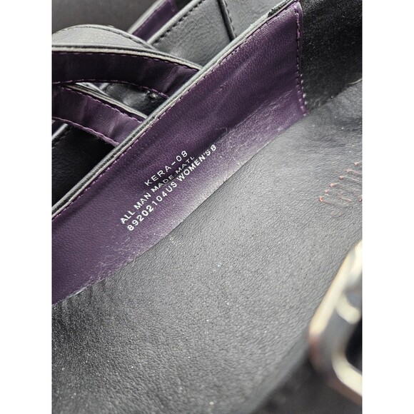 Demonia Kera-08 Platform Mary Jane Shoes Womens Size 8 Black Double Strap Goth - Picture 3 of 6